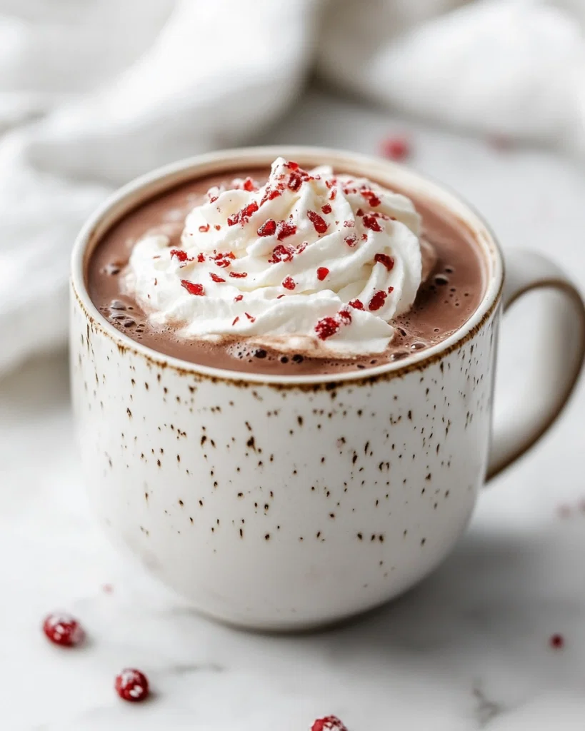 Peppermint Hot Chocolate