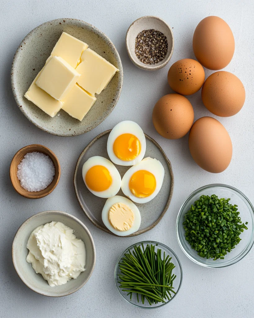 Perfect Scrambled Eggs Recipe ingredients