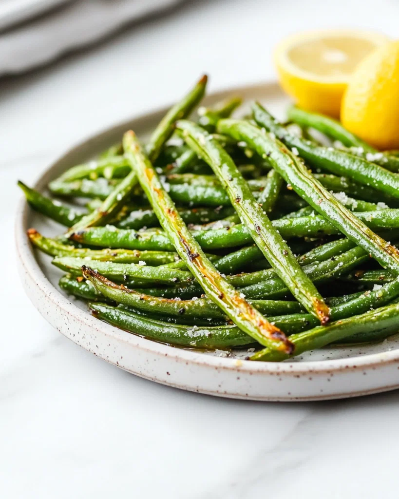 Roasted Green Beans Recipe