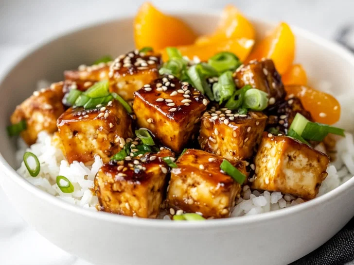 Sesame Apricot Tofu Bowl Recipe