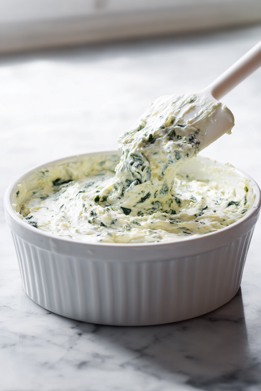 Transfer the mixture to your dish, spreading it evenly