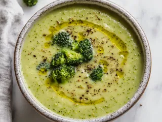 Vegan Broccoli Cheddar Soup Recipe