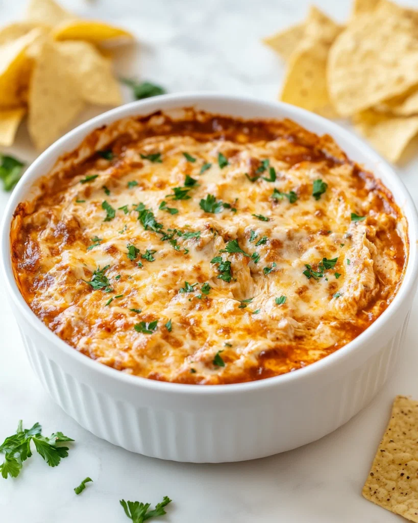 BBQ Chicken Crockpot Dip