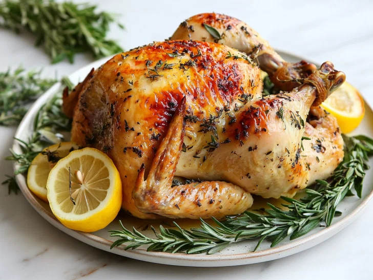 Gordon Ramsay Roast Chicken with Lemon and Herbs Recipe