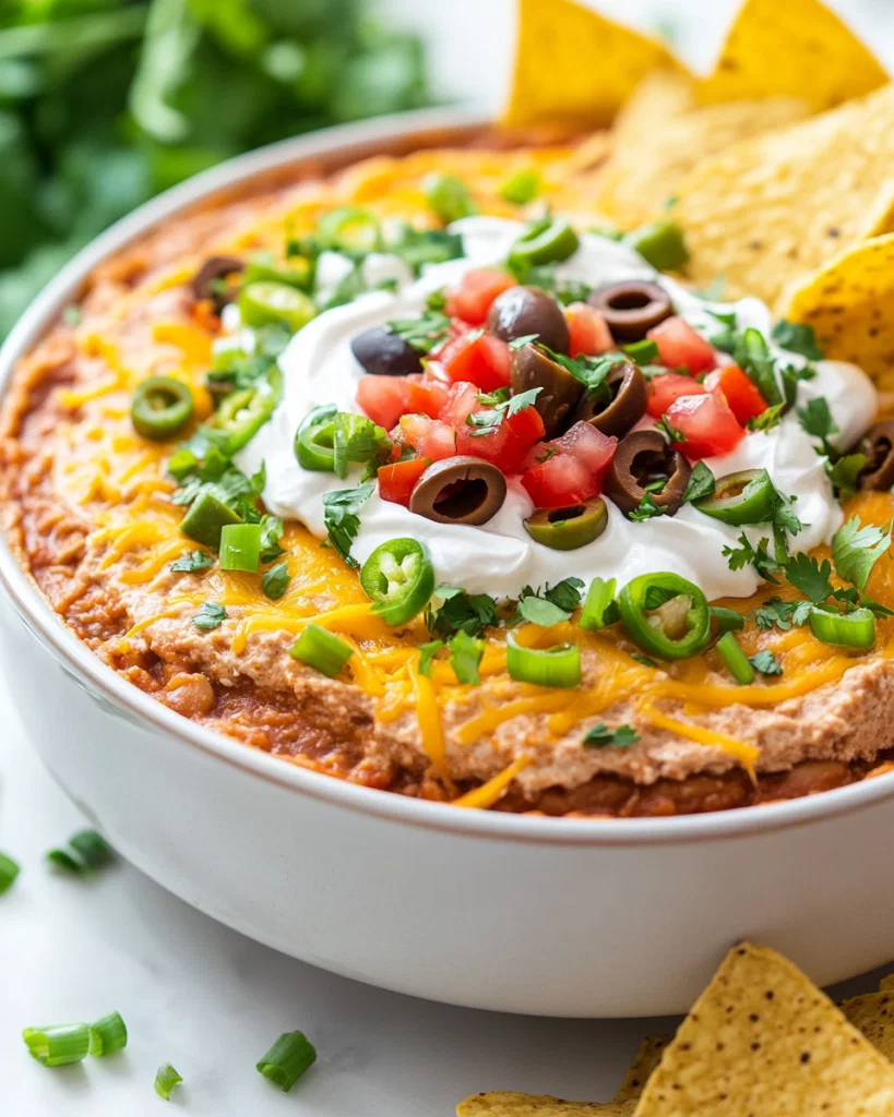 Seven-Layer Crockpot Dip