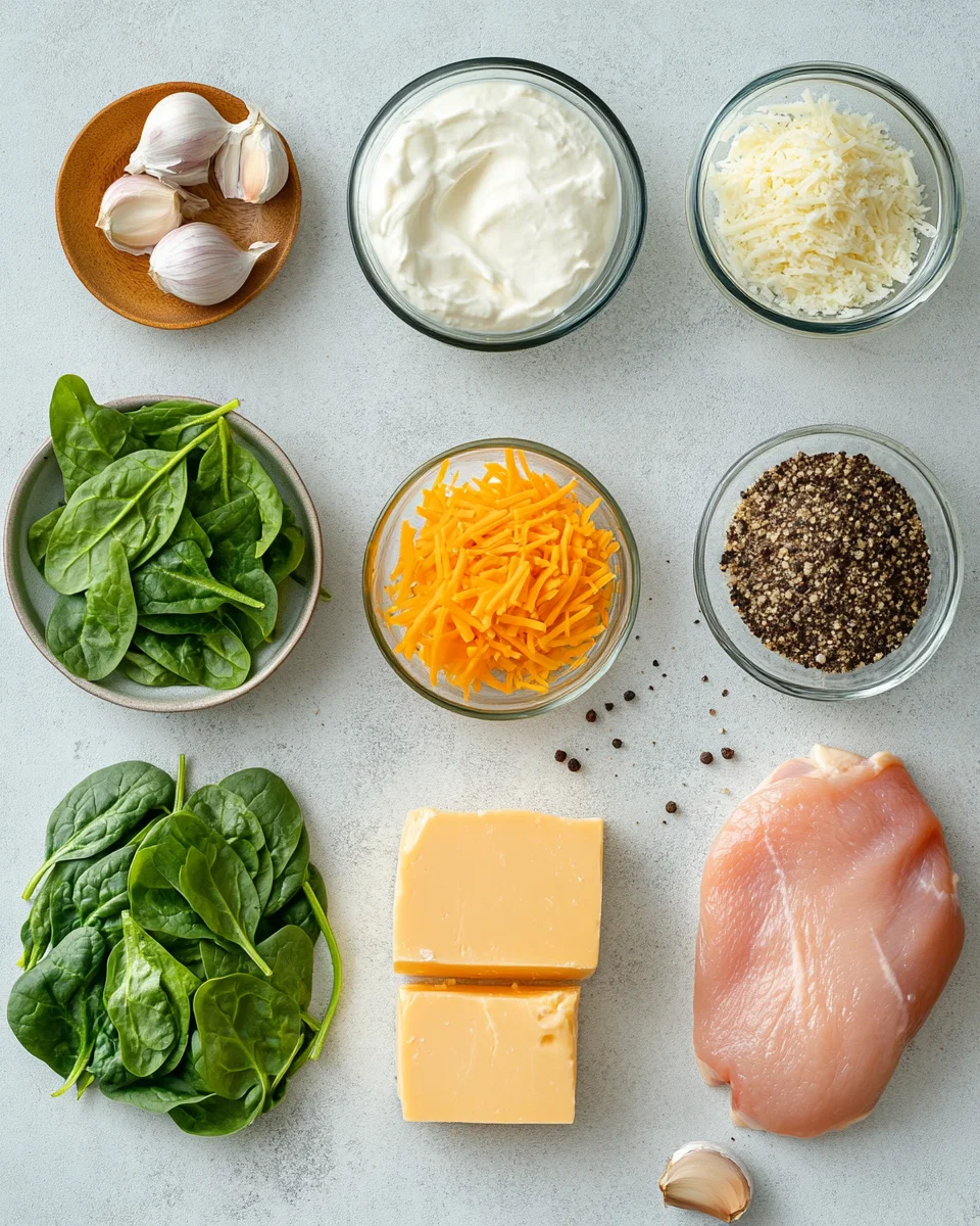 Baked Chicken Spinach Casserole
