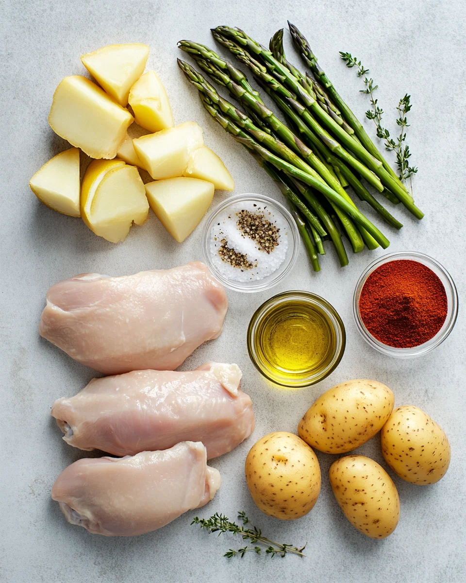 Chicken Asparagus And Potatoes