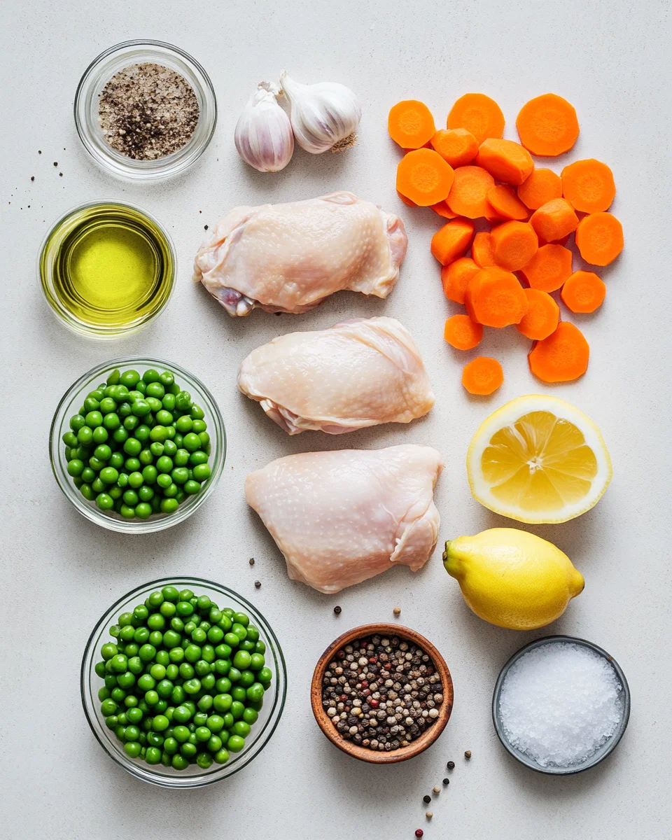 Chicken Peas And Carrots Recipe
