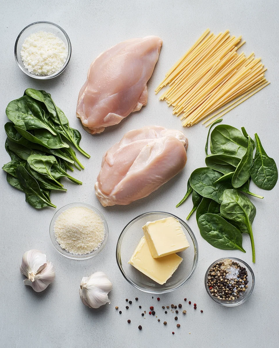 Chicken Spinach Alfredo