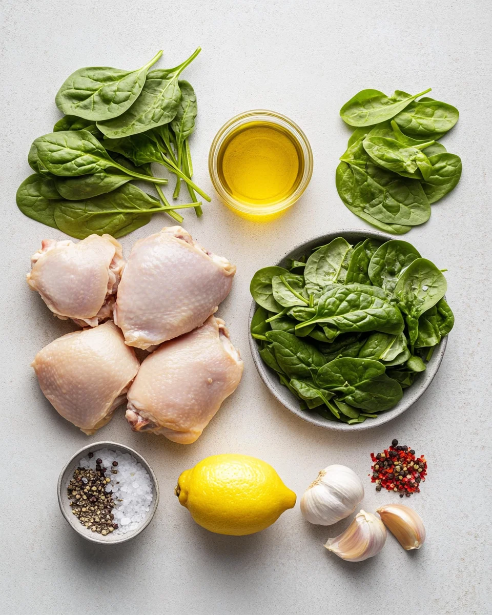 Garlic Chicken Spinach Recipe