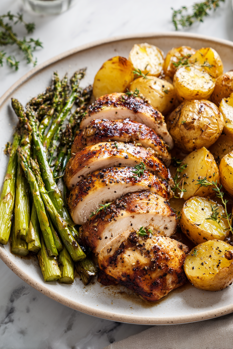 Garnish with fresh herbs if desired