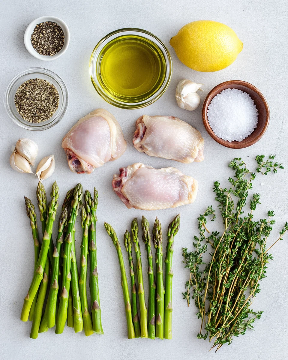 Sheet Pan Chicken And Asparagus