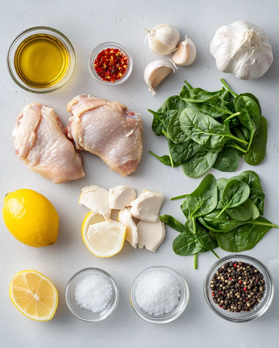 Spring Chicken Spinach Recipe