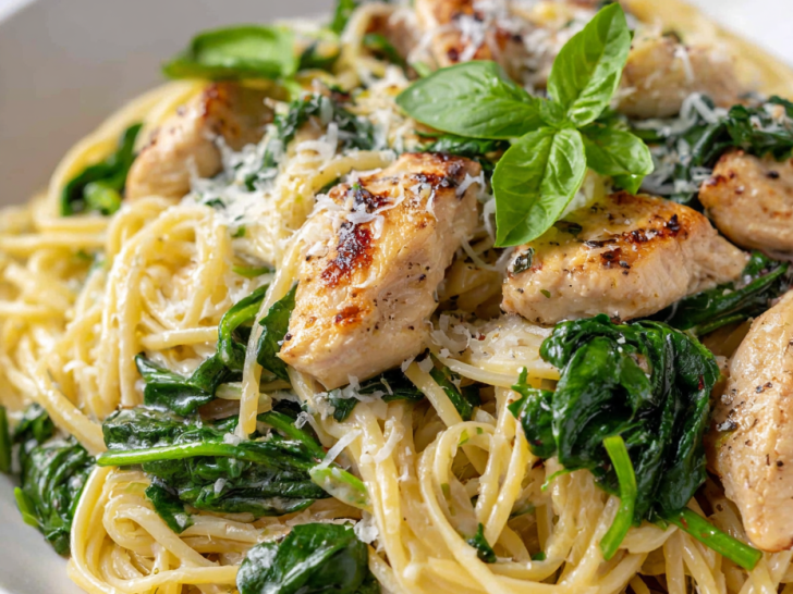 Chicken Spinach Pasta Recipe