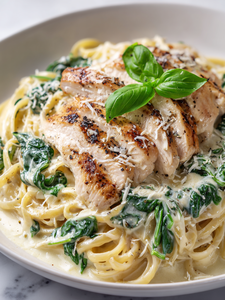 Chicken Spinach Alfredo Recipe