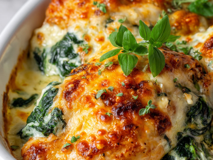 Baked Chicken Spinach Casserole