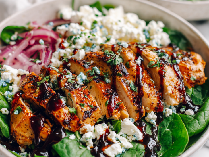 Chicken Spinach Meal Prep Bowls