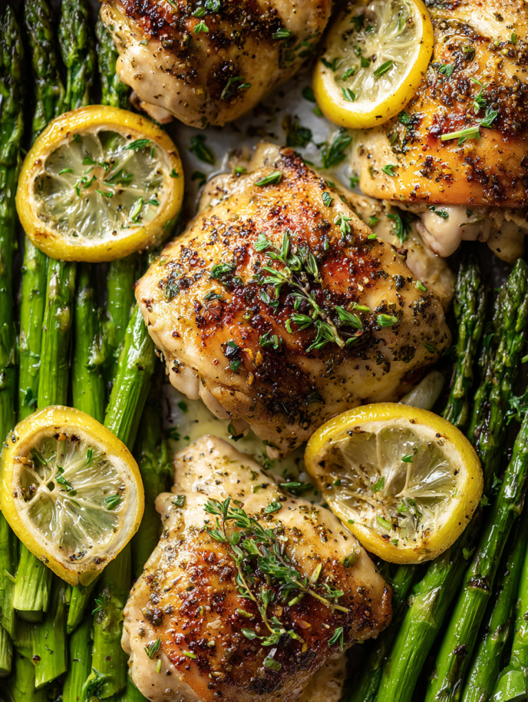 Sheet Pan Chicken And Asparagus