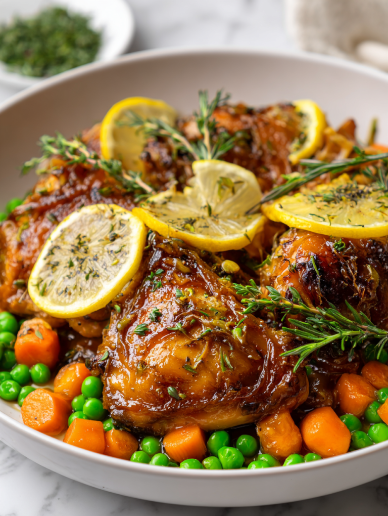 Chicken Peas And Carrots Recipe