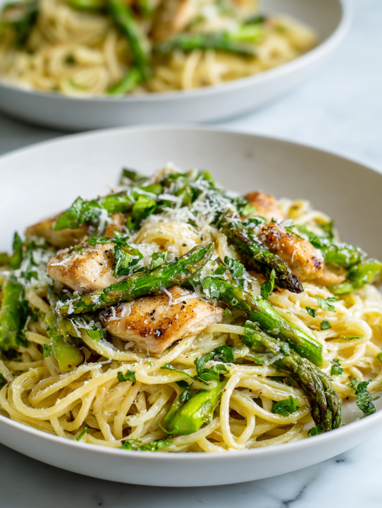 Chicken Asparagus Pasta Recipe