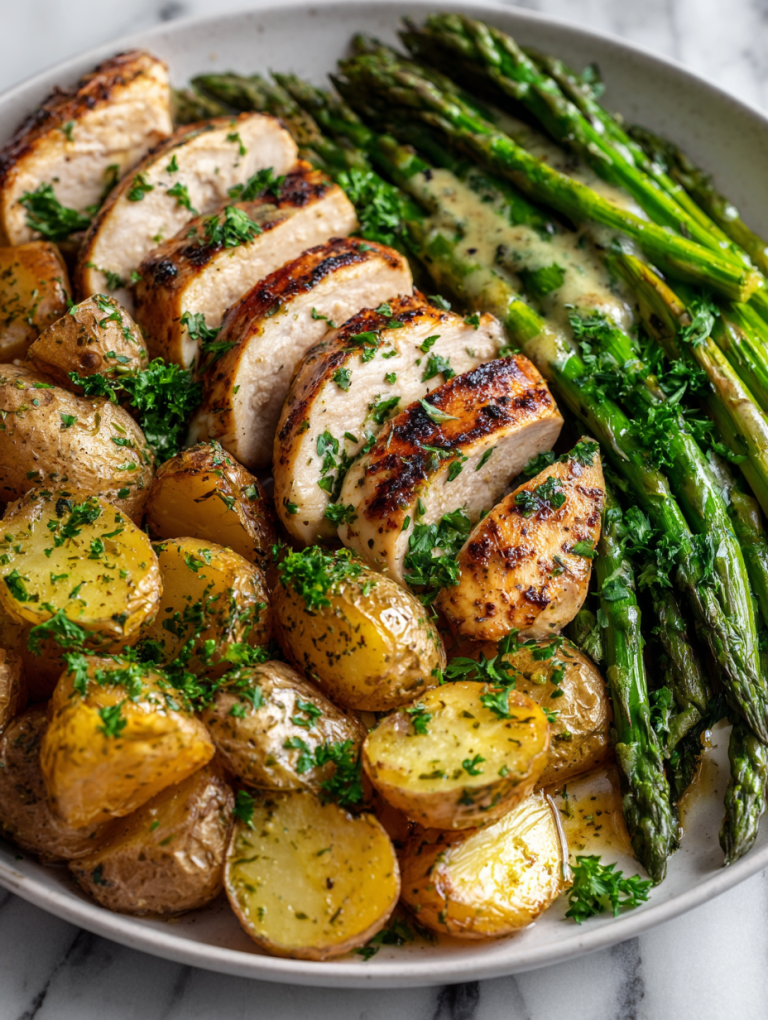 Chicken Asparagus And Potatoes Recipe