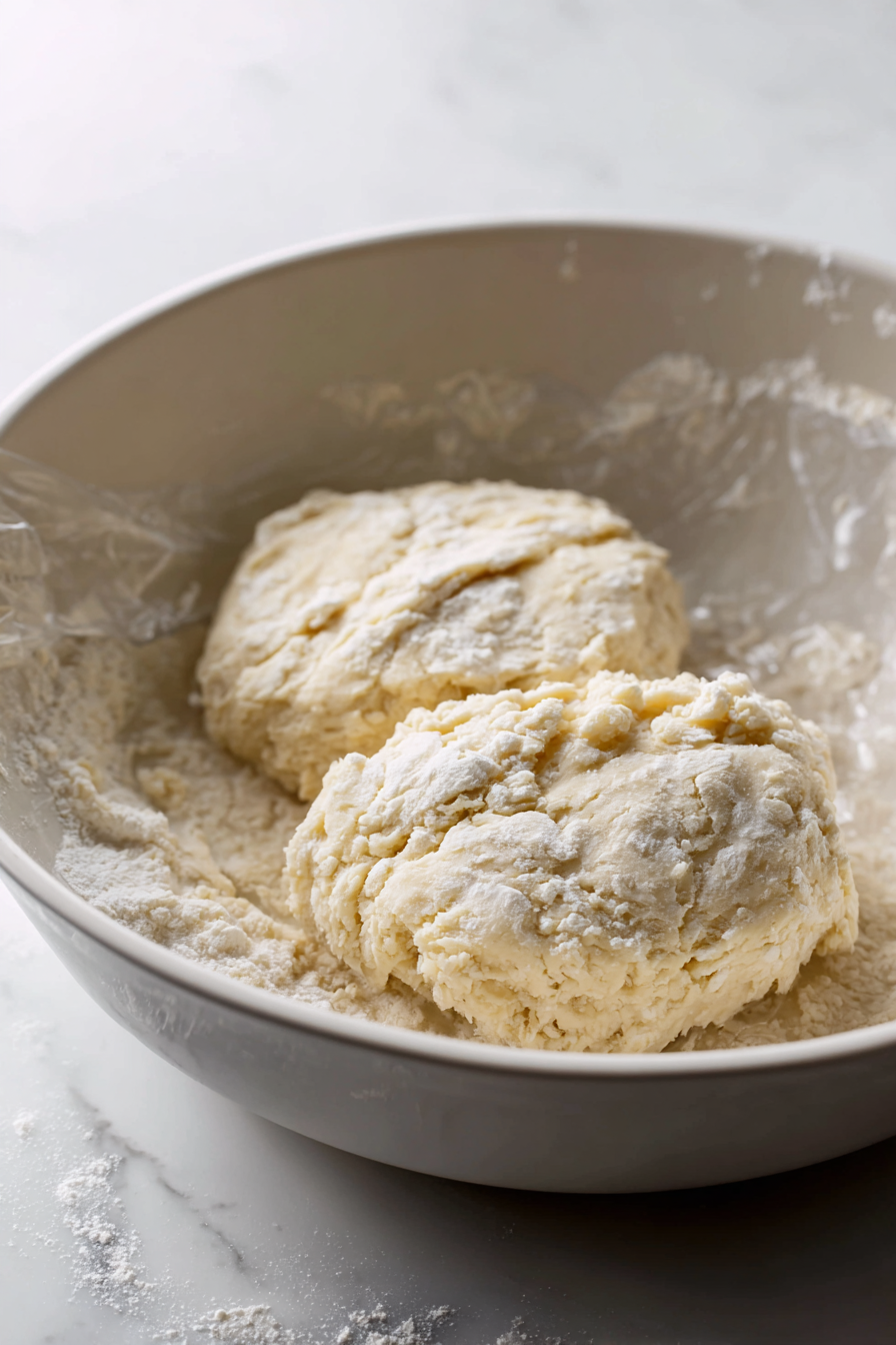 Add ice water a tablespoon at a time until the dough comes together
