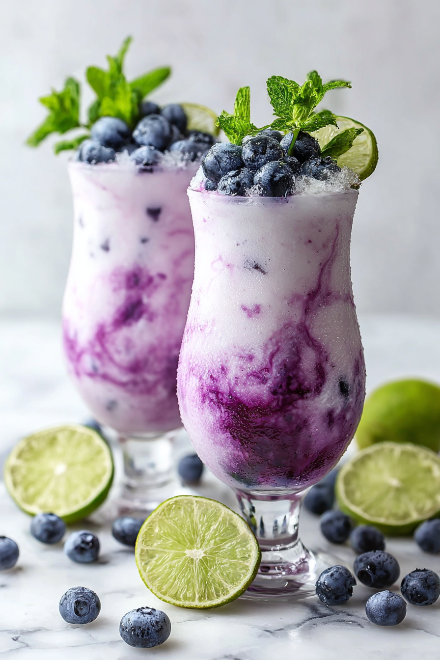Blueberry Rum Colada
