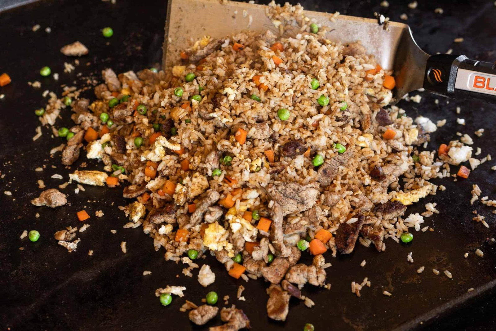 Blackstone Pork Fried Rice