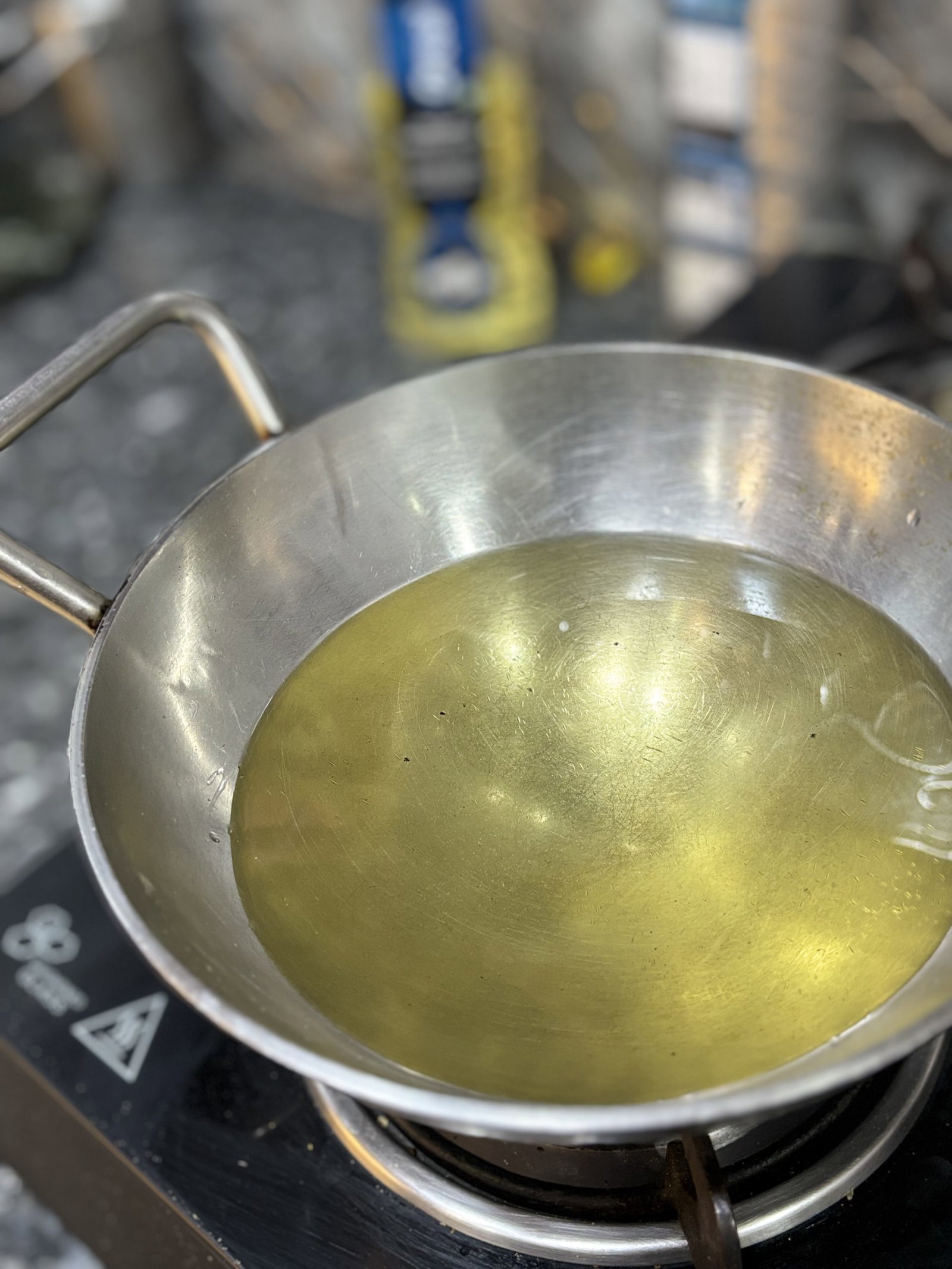 Heat oil to 350°F