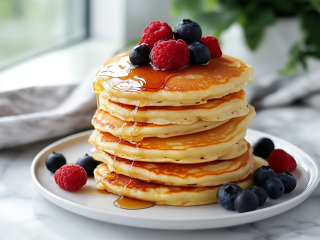 Lemon Ricotta Pancakes Recipe