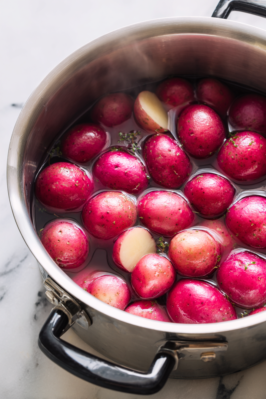Parboil Potatoes