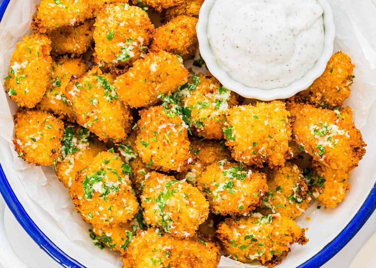 Parmesan Garlic Chicken Bites