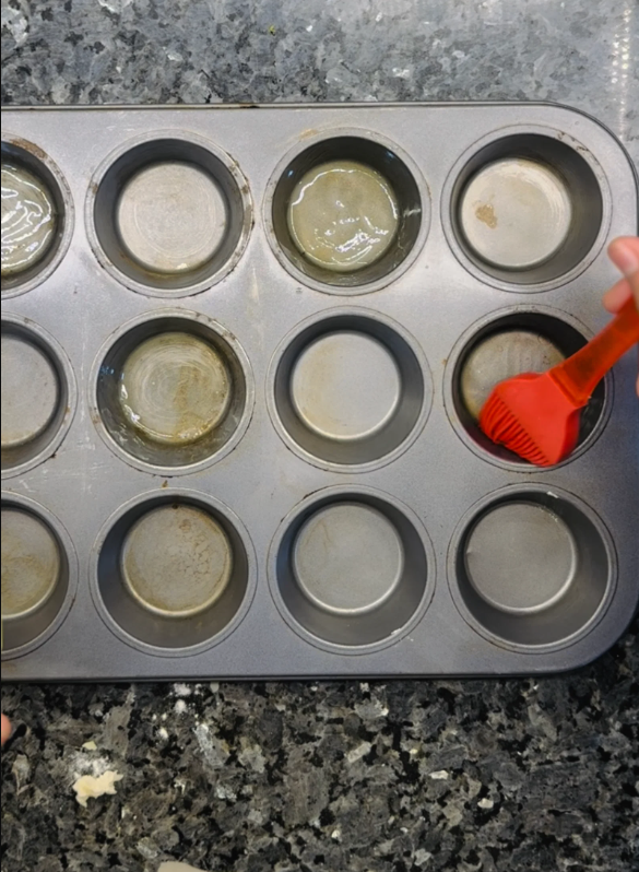 Preheat the oven to 400°F and grease a mini muffin tin or use silicone molds.