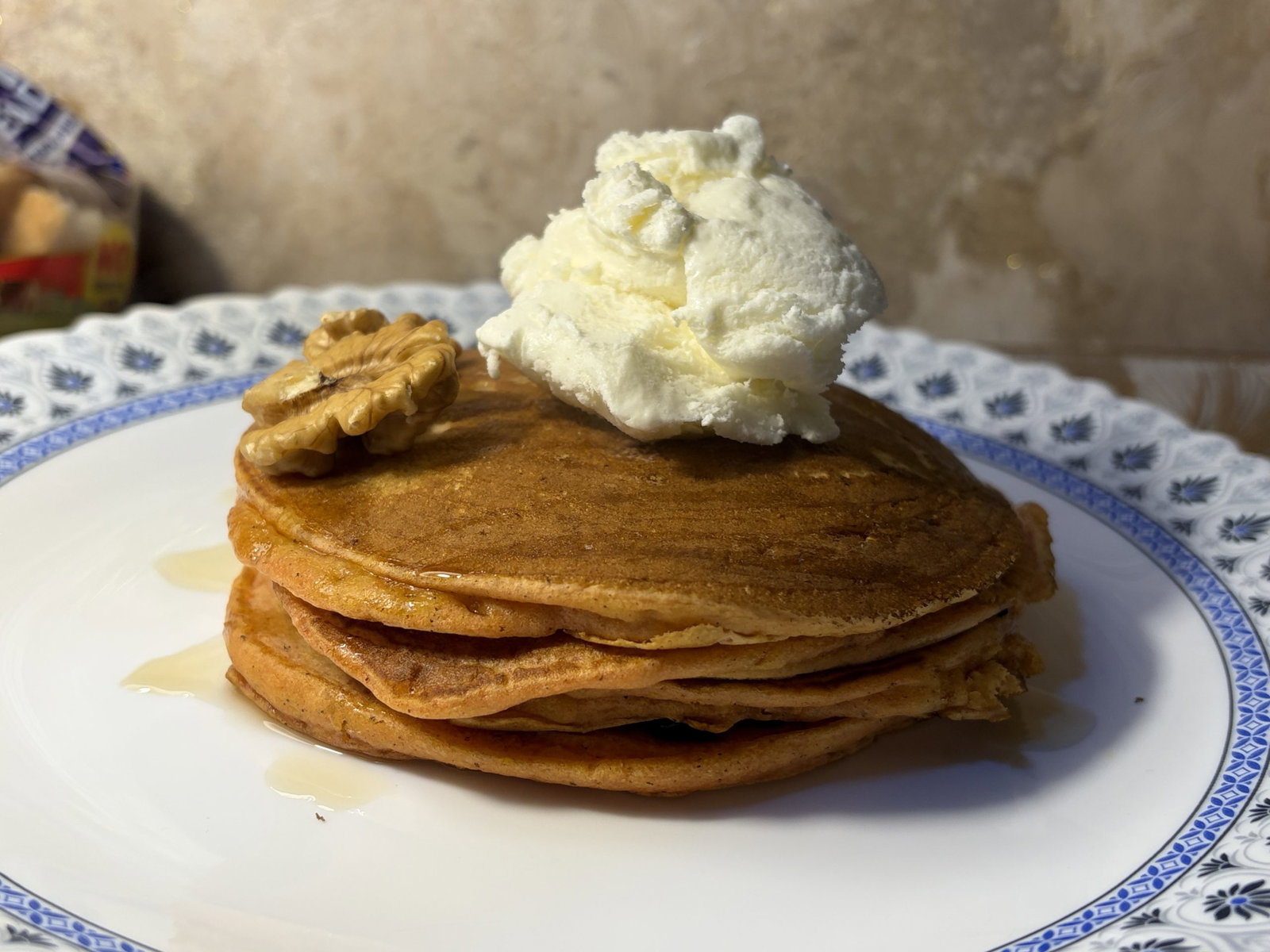 Tiny Pumpkin Pancakes