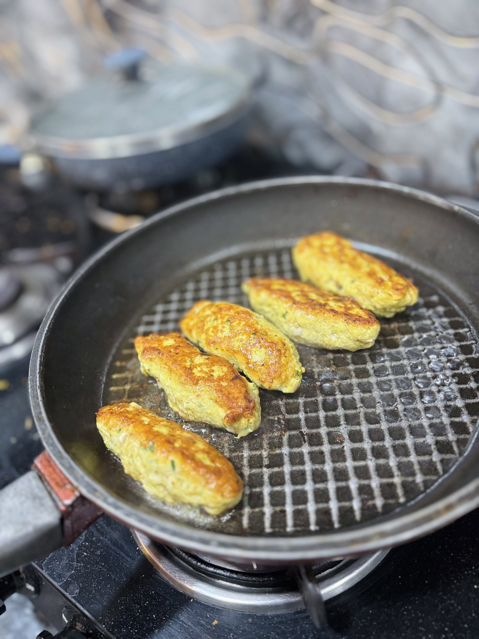 Turn and cook until evenly browned and cooked through