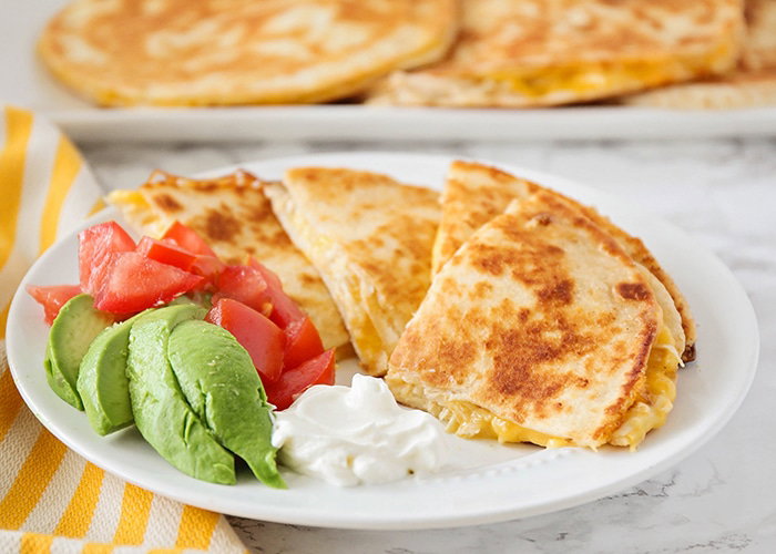 Cheesy Chicken Quesadillas