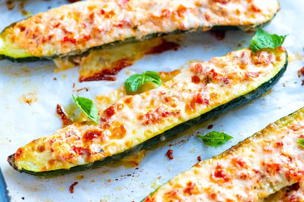 Cheesy Stuffed Zucchini Boats