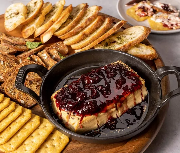 Cherry and Black Pepper Smoked Cream Cheese