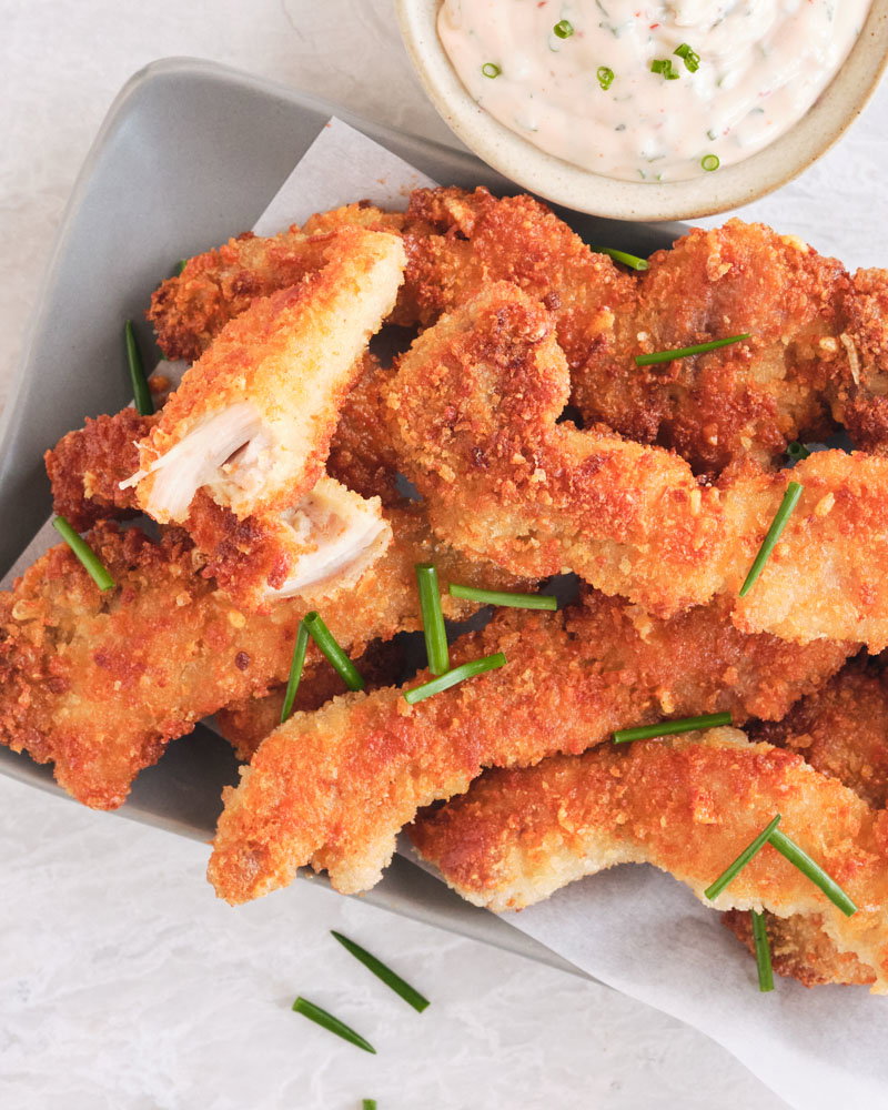 Crispy Parmesan Chicken Tenders