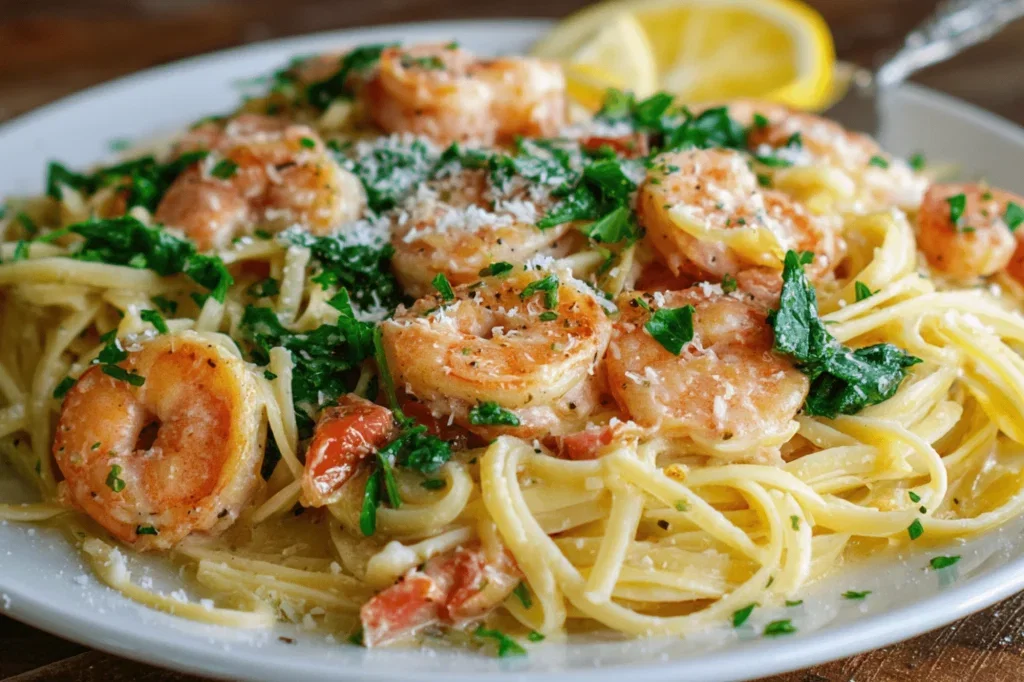 Garlic Butter Shrimp Pasta
