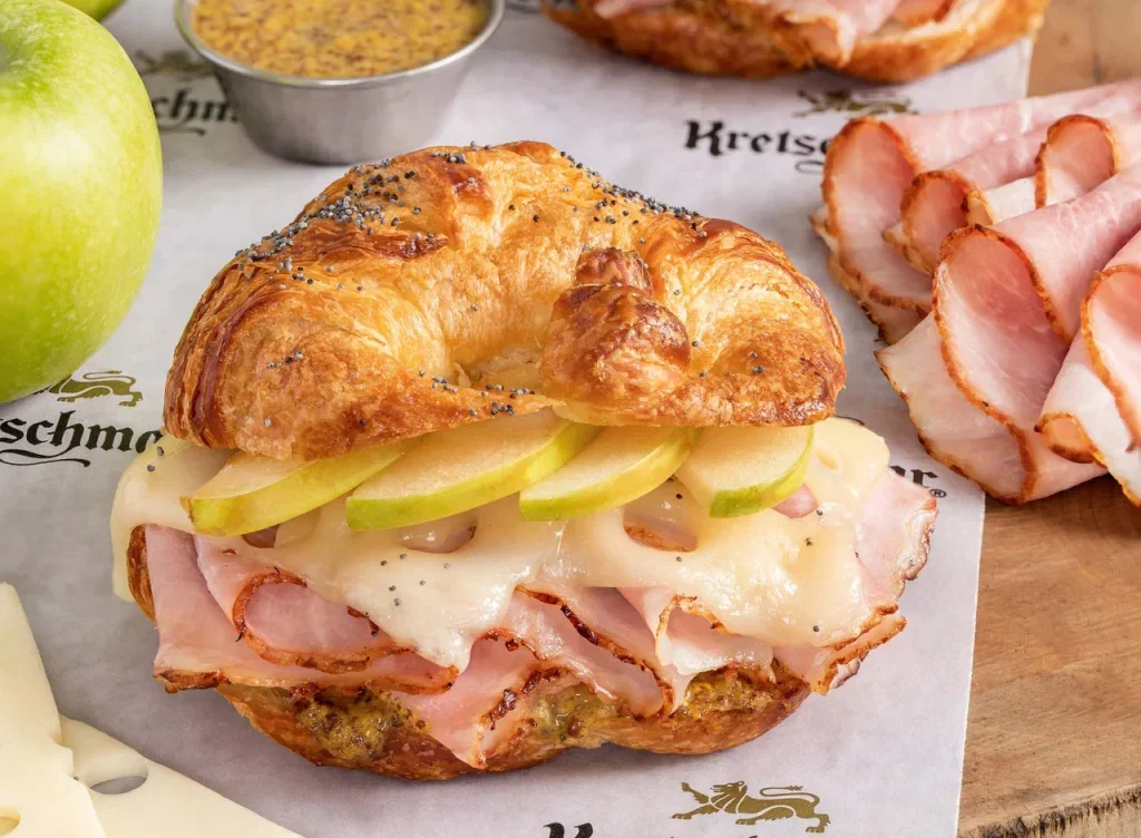 Ham and Swiss Croissant Sandwiches