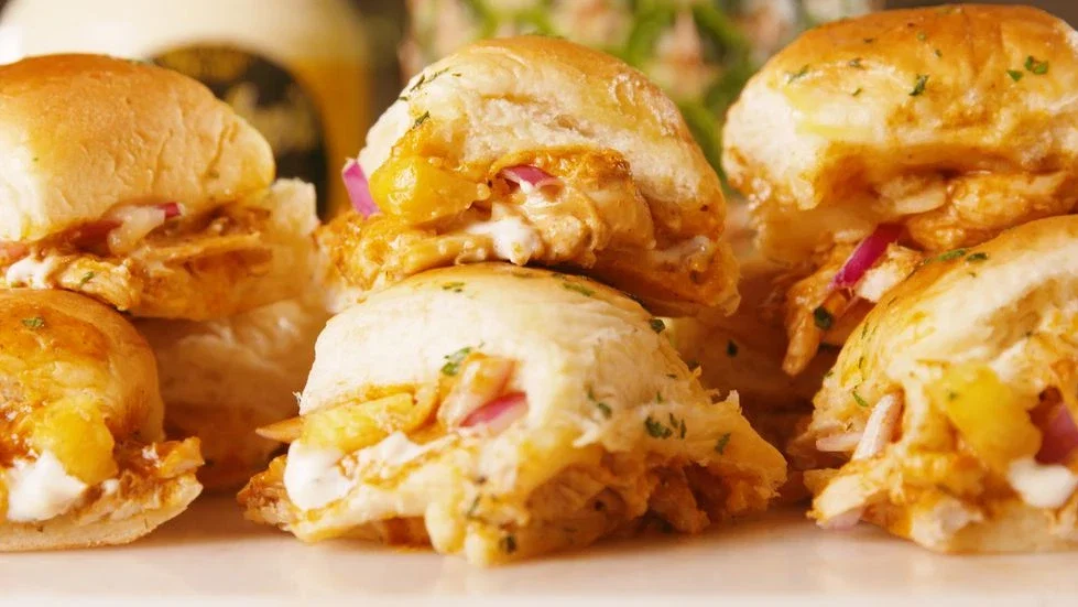 Hawaiian Chicken Slider Sandwiches
