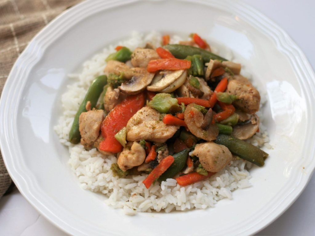 Honey Garlic Chicken Stir-Fry