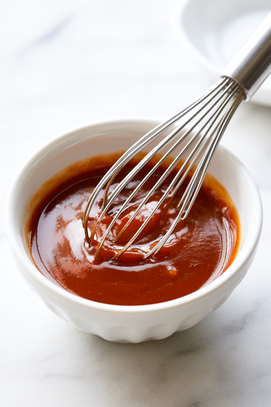 In a small bowl, whisk together the ketchup brown sugar Dijon mustard and apple cider vinegar