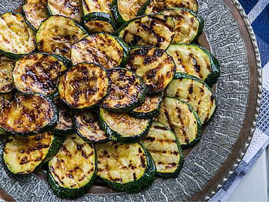 Lemon Herb Grilled Zucchini