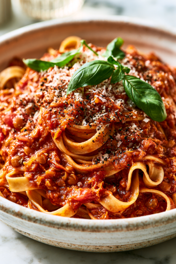 Lentil Bolognese Recipe