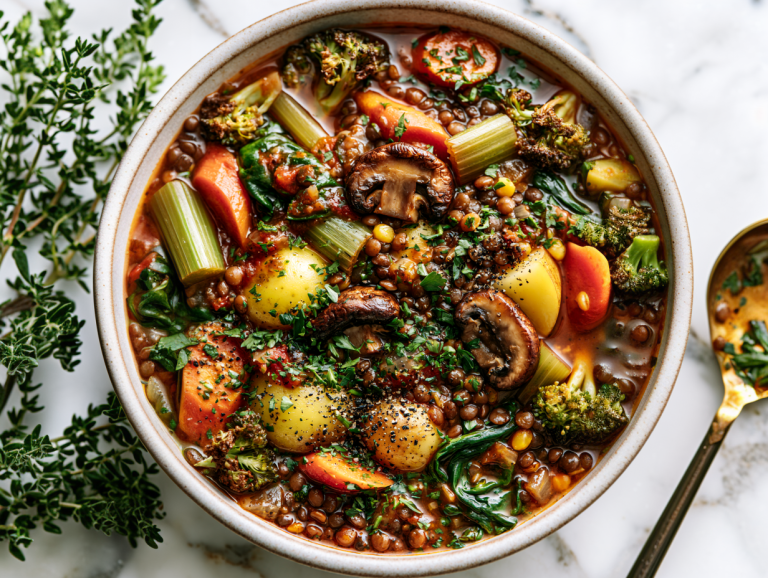 Lentil Vegetable Stew Recipe