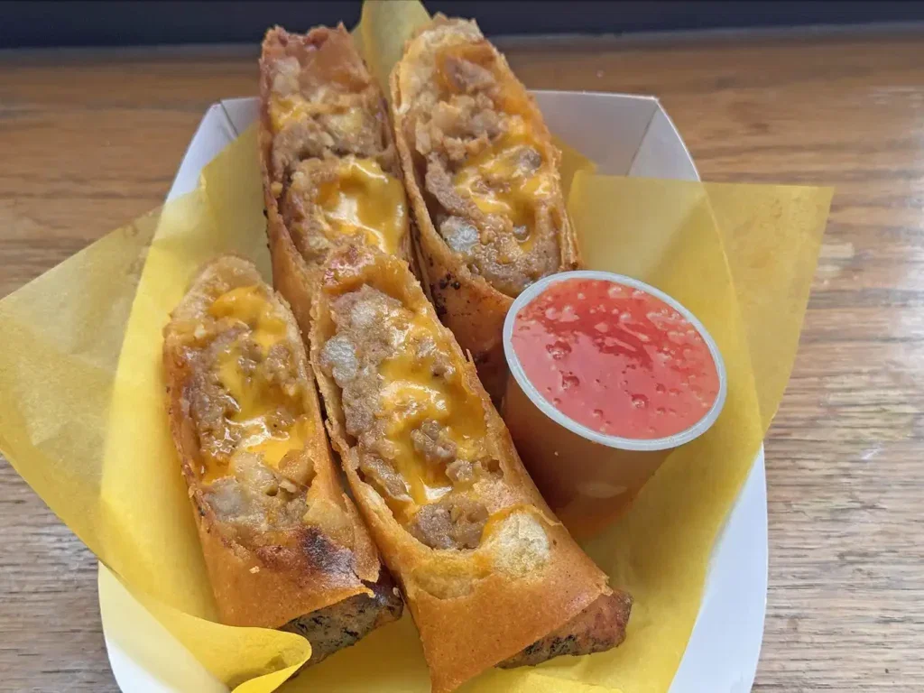 Longanisa Cheese Curd Lumpia at Lumpia City