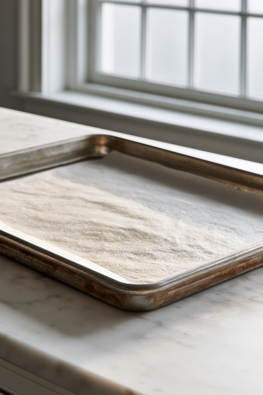 Preheat the oven to **400°F (200°C)** and line a baking sheet with parchment paper