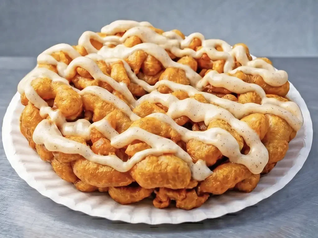Pumpkin Bar Funnel Cake